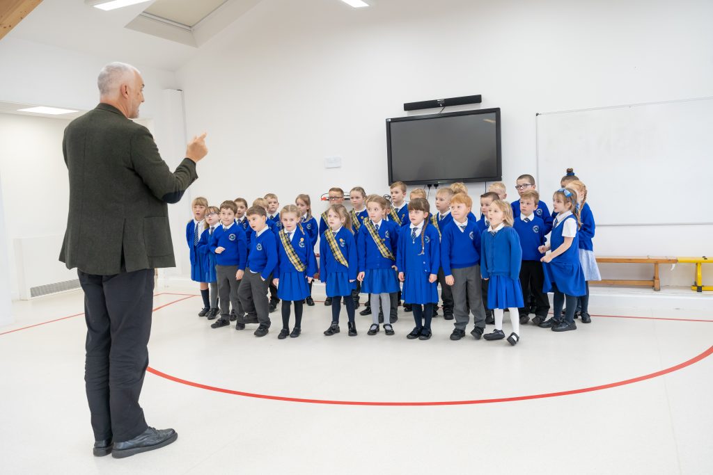 Go Cornish Schools joined together in song to celebrate 20th